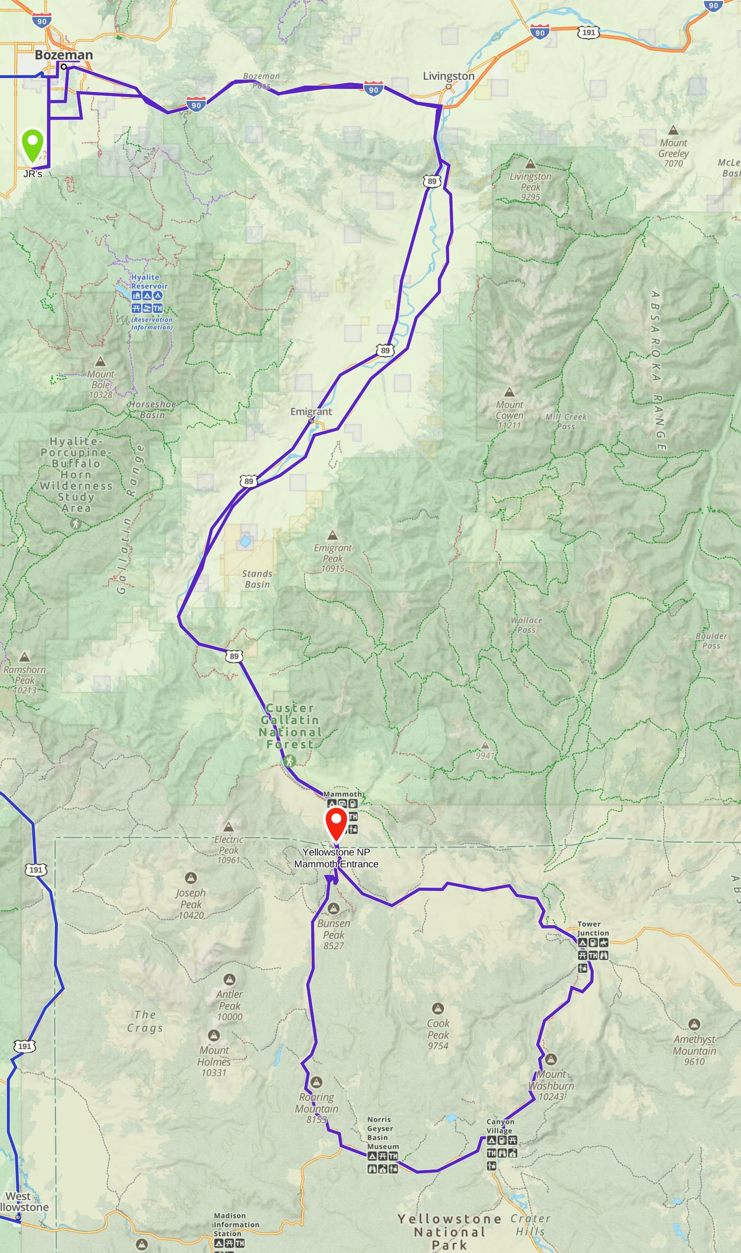 Trip Report: NW National Parks Loop
I left my job recently to take a much needed sabbatical and figure out what I’m doing next. A few weeks after my last day at work I embarked on what was to be a three week tour of NW-ish National Parks from Portland, to include Olympic, North Cascades, Glacier, Yellowstone, Grand Teton, Craters of the Moon, Lassen Volcanic, and Crater Lake.
I ended up missing Grand Tetons due to weather and I had to cut the trip short before I got to Lassen (family medical issue), so Lassen and Crater Lake remain unvisited.
Trip Dates: Sept 3 - Sept 16 (13 days)
Total Travel Miles: 3478 (does not include local miles for store runs, etc.)
Total Gallons of Gas Used: 82
Equipment: 2021 Benelli TRK502X Gaia GPS & Google Maps running on Sonim XP8 rugged Android phoneButler Motorcycle Maps (paper maps of best M/C roads in the country) iPhone 14 (main camera) Akaso Brave 7 helmet-mounted adventure camera Spot X satellite communicator and tracker Wolfman Luggage WP waterproof tank bag and saddle bags (no longer available) Watershed Colorado dry bag duffel (across the pillion seat) Kriega US-5 Drypack (tail bag) Kriega 3L hydration backpack (strapped to duffel, not worn)Marmot Ajax 2 tent Nemo hydrophobic down sleeping bag (non-mummy)Helinox ultralight cot MSR WhisperLite International stove
(Purchased in 1991 for my first moto trip: Detroit, MI to San Diego and back on an XT250)Gossamer Gear Bare Boxer bear-proof food canisters (two - one in each saddle bag)
Day 1 - Olympic National Park Date: Tuesday 9/3/2024
Destination: South Beach Campground, Olympic National Park
Travel Time: 4h 24m
Miles: 213Notes:
Planned to head west to Astoria then north from there, but left later than expected so headed up I-5 to US 12. I’ve driven/ridden that stretch of I-5 hundreds of times (starting in 1993). It’s boring and I hate it.
South Beach CG is first-come-first-served. I didn’t have issue getting a site. There is a long, tight loop of sites along the coastline, but I chose one of the sites further back near the bathrooms due to wind concerns. The bathroom building provided a sort of wind shelter for my site.
I used the heated grips on this leg; it was pretty chilly along the coast in the Olympic Peninsula. I almost didn’t install them, thinking I was being paranoid about the cold. I ended up using them a lot.
Day 2 - Ferry to Seattle / Burien Date: Wednesday 9/4/2024
Destination: Friend’s house in Burien, WA
Travel Time: 7h 30m
Miles: 199
Notes:
Slept well (thanks to Advil PM). I’ve not been sleeping well for more than a year. I’m really hoping to reset my sleep patterns with this trip. A good night’s sleep is one of my great joys and I feel like I’ve been robbed of that pleasure.
Used my Aeropress this morning for the first time ever. I’m hooked.
Headed up along US 101 through Port Angeles and then down to the Southworth ferry terminal near Port Orchard. Ferried across to Fauntleroy, which is just a few miles north my friend’s house in Burien. I’m always surprised at how long it takes to get from the Olympic Peninsula to the east side of Puget Sound (Seattle, etc.). With the ferry crossing (I love ferries) it took seven and a half hours to go 200 miles.
Discovered at my first stop of the day (just up 101 at the Kalaloch Campground, stopped to refill water) that the battery is quite weak and won’t start the bike if you leave the ignition on for even two minutes without the motor running. This would become a theme for the next few days. Fortunately, I have a jumper box and a permanent jump harness wired to the battery so jump starts are a quick operation.
Had a good evening with old friends.
Day 3 - North Cascades via Mountain Loop RoadDate: Thursday 9/5/2024
Destination: Newhalem Campground, North Cascades National Park
Travel Time: 4h 30m
Miles: 146Notes:
Slept well, on the couch. No pills needed.
I realized yesterday that my summer riding gloves (Rev’It Dune) were a size (or two) too small. Rev’It gloves fit really tight and I feel like I can never get it quite right. And yet, I love them. So, I stopped at a Cycle Gear in Bellevue to pick up something summer weight (Dirt 3) that fit better. They’re better, but maybe still one size too small. Such is life.
From Bellevue, I rode north and took the Mountain Loop Hwy then on up north to North Cascades. It was a hot ride. Still summer.
A small section of the Mountain Loop Road is dirt/gravel, which I didn’t realize. No biggie. Was just surprised (clearly I didn’t study my maps closely enough). When riding solo on a bike that weighs over 500 lbs., I tend to avoid planning much off-pavement riding. That’s what my DR-Z is for.
Day 4 - Newport, Washington via Winthrop Date: Friday 9/6/2024
Destination: Golden Spur Motor Inn, Newport, Washington
Travel Time: 8h
Miles: 308
Notes:
Slept just ok, even with Advil PM.
Pretty ride through North Cascades National Park and Colville National Forest. Didn’t do any backroads or hikes. Discovered (new to me) the town of Winthrop. Stopped for coffee at Sheri’s and resupplied on freeze-dried food at Cascades Outdoor Store.
The town of Newport is almost nothing, but, inexplicably, there’s an amazing restaurant (Brownell’s Place). Had dinner and a few ciders. Met and chatted with the owner/chef (she’s great). Listened to some live music. Then back to the motel.
Day 5 - New Battery in Kalispell Date: Saturday 9/7/2024
Destination: West Glacier KOA, West Glacier, MT
Travel Time: 8h 7m
Miles: 293
Notes:
Slept well on motel bed (on sleeping bag, not in the sheets). Another hot one.
Discovered that the water pump seal leaks oil. A quick post in the TRK Facebook group revealed that this is a common problem on this bike, and and easy fix. It’s apparently just a bad o-ring.
Battery has been getting continuously worse, and now requires I jump start the bike about every other start. Google Maps to the rescue: directions to the Batteries Plus in Kalispell, please. They don’t have an Odyssey AGM in the right size; the Duracell will have to do. (It’s been great.)
I set up camp at the West Glacier KOA, which will be my base for a few days. KOAs are their own little world. Very strange. Not really my thing, but the on-site laundry was handy.
After setting up camp I opened a cider and used the iPad to book a vehicle reservation for the next day to ride Going to the Sun Road, which I really wanted to do.
Day 6 - Going to the Sun RoadDate: Sunday 9/8/2024
Destination: Local Ride: West Glacier, Going to the Sun Road, Saint Mary, East Glacier
Travel Time: 5h 35m
Miles: 142Notes:
Quick breakfast and gas up in West Glacier before entering Going to the Sun Road.
Going to the Sun Road was stunning. This was the first point in the trip where I had tingles and was giddy at what I was seeing.
Took a very short hike along Saint Mary Lake. Again, I was beside myself with the beauty.
Lunch at the general store in Kiowa.
The rest of the ride back after East Glacier was meh, but I just kept thinking about how amazing what I’d seen in the morning had been.
Dinner at the KOA. Tacos from a cart (ok / not great, and a very weird guacamole) and a few glasses of wine from another cart. I asked about the guac and it turns out they make it in a food processor. Come on, people.
Day 7 - Ride to BozemanDate: Monday 9/9/2024
Destination: Friend’s house in Bozeman, Montana
Travel Time: ~ 8h (Gaia crashed near the end of the trip, but before getting to Bozeman)
Miles: ~ 400Notes:
Slept poorly again. No pills this time. Took some photos of my soft luggage setup to answer some questions in the TRK502X Facebook group. The saddle bags are from Wolfman Luggage, but I don’t think they make this waterproof line anymore. I use a duffel dry bag from Watershed across the top. A heat shield protects the side bag from exhaust heat.
Hazy, smoky ride most of the way. Very windy in places. This is where I first really started to feel how underpowered the TRK502 is. Really struggled in places.
Developed an engine-speed-sensitive squeak or rattle. Sounds like when a heat shield vibrates in resonance with engine vibration. Discovered that it’s a missing crash bar mounting bolt allowing the crash bar to rub against the frame.
Also noticed that there’s a resonant oscillation at speed that feels like the chain going bad (like it’s stretching unevenly).
First of several nights at a friend’s house in Bozeman (which, it turns out, is a pretty cool town). And there’s a hot tub…
Day 8 - Bike Maintenance & Hyalite ReservoirDate: Tuesday 9/10/2024
Destination: Local Ride: Hyalite Reservoir
Travel Time: not recorded
Miles: not recordedNotes:
Woke up to a smoky sunrise. I had the best night’s sleep I’ve had in years. This is was the whole point of this trip: to untangle my burnout and reclaim sleep as one of my joys. I wrote about it in my journal when I woke up. I hope this wasn’t a fluke.
Planned to replace the bolt that rattled loose from the crash bar, but instead discovered that it had actually severed off at the mount point. No fixing that on the road. Adjusted chain and moved on.
Lunch at Mountains Walking Brewery in Bozeman.
Rode up to Hyalite Reservoir. Pretty ride. Smoky still.
Soaked in hot tub after dinner.
Day 9 - North Yellowstone LoopDate: Wednesday 9/11/2024
Destination: Northern loop through Yellowstone National Park
Travel Time: 9h 36m
Miles: 272Notes:
Did a day trip from Bozeman down through the northern loop in Yellowstone, entering at Mammoth and taking the scenic route through Paradise Valley.
Saw elk, coyotes (I think), buffalo, and pronghorn.
Pretty ride, but cold in places. Used heated grips again.
Rode the loop through Mammoth Hot Springs (see video) at the end.
Coffee at Tumbleweed Bookstore & Cafe in Gardiner. I kind of dig Gardiner. Good vibe.
Had dinner at Mountains Walking Brewing. Rain and wind started. Lights flickered. Waited for rain to stop before riding back to the house.
Power out at the house due to high winds. This does not bode well for tomorrow.
Day 10 - Winter Weather in the ParksDate: Thursday 9/12/2024
Destination: Grand Teton National Park via West Yellowstone Pocatello, Idaho
Travel Time: 5h 40m
Miles: 201Notes:
Today was supposed to be a gorgeous ride through Yellowstone into Grand Teton National Park, and camping at Signal Mountain CG in the park. The weather had other ideas. It was pouring rain (and cold) all the way to West Yellowstone from Bozeman. By the time I got to West Yellowstone I was getting severe winter weather warnings on my phone calling for up to 3 (three!!) inches of snow accumulating in the high passes in the park. It’s bad enough in a car, but that’s a disaster waiting to happen on a motorcycle.
I parked my butt at Mountain Mama’s Cafe in West Yellowstone to warm up / dry off and decide what to do. I almost had myself convinced to push through when I realized that, even if I made it to the campground ok, I’d be setting up camp in the rain and I’d likely be miserable all night. Grand Teton would have to wait.
From West Yellowstone it’s easy to bail west into Idaho and get away from the park weather and elevations. So that’s what I did. It was not a pleasant ride, though. I was in torrential downpours all the way to Idaho Falls.
Arriving in Idaho Falls, I was exhausted and sure I could just find a room for the night. I dropped the bike at a roundabout (short-legged it coming to a stop; I knew it was going so I just rolled away). Guy behind me helped me pick it up. Then, there were no rooms because it was move in week for the two universities there (U of I, ISU). This would become a recurring theme.
I rode further to Blackfoot. Still no rooms.
I called ahead to Pocatello and got a room at a Red Lion there. I was never so happy to be off the bike.
No pictures this day. I couldn’t even get the action camera to turn on.
Day 11 - Craters of the Moon and EBR-1Date: Friday 9/13/2024
Destination: Craters of the Moon National Monument
Travel Time: 4h 20m
Miles: 124
Notes:
I wasn’t sure what my destination would be today but my plan was to do a little nuclear tourism, see Craters of the Moon, and then go somewhere from there. My schedule and day-plan was thrown off by missing Grand Teton National Park and spending a night in Pocatello, which was not on the itinerary at all.
Stopped in Atomic City. Not sure why; I was under the impression that Atomic City was the first city lit by nuclear engergy, but it was practically a ghost town. There are a few houses there, but as far as I could tell all of the business were shuttered. Except, maybe, for the race track; that looked like it might still get used.
Arco, it turns out, is the city celebrated as the first in the world to be lit by nuclear energy. Nothing special about the town, but they do a nice job of making City Hall photo-worthy.
Between Atomic City and Arco is EBR-1 (Experimental Breeder Reactor I) which was the world’s first breeder reactor. The EBR-1 exhibit was closed for the season, but in the lot next to it were some really interesting experimental nuclear heat-transfer jet engines that never made it out of the experimental phase (probably a good thing).
Craters of the Moon is pretty small. If you don’t do any of the walks, it’s literally just a 30 minute road loop. Still, it was an unexpected surprise and delight. I had no idea what to expect but I was positively chuffed at the experience. I noticed that the campground had open sites so I inquired at the entry booth. As luck would have it, the whole campground is first come / first serve. I decided to set up for the night. It’s good to be done early and have some time to read and not stress about making distance.
Day 12 - New Chain in Twin FallsDate: Saturday 9/14/2024
Destination: Battle Mountain, Nevada
Travel Time: 8h 52m
Miles: 335
Notes:
Beautiful morning in Craters of the Moon. While I was breaking camp a parade of classic cars came into the park to drive the loop. I got a picture of one Pontiac down the road in Carey at a gas station.
Carey ended up being an unplanned fork in the road for me. I discovered this morning that my chain was indeed stretching unevenly, and the oscillation I was feeling and hearing was the chain hum changing from a “loose” hum to a “tight” hum rapidly as the tight spot moved around the sprockets. I was supposed to continue west to Mountain Home and then south from there into Nevada. A very scenic route, according to my Butler map. But, between camp and the gas station I got pretty paranoid about the chain snapping at high speed, which, worst case, could lead to a fatal crash.
So I called ahead to a few motorcycle dealers in Mountain Home (on my planned route) to see if they could take me in and replace the chain. No dice. This is the downside of having an obscure motorcycle from an obscure marque - no one wants to work on it. Making matters worse this is an Italian-designed bike built in China, a fact which causes many people to lose the ability to think clearly. “It’s Chinese junk!” Not so. Next.
With Mountain Home out, I tried Twin Falls. My first call was to Adventure Motorsports, and the service manager there took me in with no hesitation. “How soon can you be here?” I didn’t get his name, but my hat’s off to him and his one tech working furiously on a Saturday to beat the 3pm closing time. He said during high season, they get about 15-20 out of town travelers per week who need something done, and they take them all in. I love to hear stuff like this. This shop is in it for the community. They have a nice showroom, too.
With a quality new chain installed, I got a burrito and a MexiCoke at a Mexican place and went on my way. I made it to Battle Mountain, NV, where I decide to get a room. Tomorrow I rejoin my planned scenic route. Day 13 - Desert Mountains in NV, CADate: Sunday 9/15/2024
Destination: Grizzly Campground, Lake Davis (near Portola, CA)
Travel Time: 7h
Miles: 307
Notes:
I love the northern Nevada landscape, and today’s ride didn’t disappoint. US Highway 50 is apparently known as “The Loneliest Highway” but everyone knows about it, so it’s not very lonely. However, after leaving Austin, NV headed west you can take Nevada Highway 722, which dips to the south and follows the old US 50 route. It was completely empty and the twisties through the passes were fun. Highly recommended.
Stopped in Fallon for gas and to find a Micro SD card for the action camera. Walmart to the rescue.
After Reno, I crossed into California and, I swear, it looks different. Norther California desert mountains are so beautiful.
Camped at a nearly empty campground on Lake Davis (very end of the season). The host warned me rain was coming tomorrow.
Day 14 - Unplanned Return HomeDate: Monday 9/16/2024
Destination: Summit Lake Campground, Lassen Volcanic National Park Portland, Oregon (Home)
Travel Time: 10h 32m
Miles: 538Notes:
Last week, my mom went into the hospital for a fairly routine procedure. My brother went to Michigan to help out, as needed, and he went back home to Arizona after she returned home and everything seemed settled.
This morning, while having coffee, I got a call that she’d gone back into the hospital with something that may or may not have been related to the procedure. It seemed like maybe things were ok, but maybe not.
I decided the best thing to do was head home so that I was near an airport if I needed to fly out to Michigan to help out.
I packed up camp and headed up US 395 toward home, via Klamath Falls. It was a pretty ride, but, once again, I found myself in rain most of the way to Klamath Falls.
I was pretty beat by the time I got to Klamath Falls and figured I’d just find a hotel room, get a hot shower, and finish the ride tomorrow.
But, once again, it was move-in week for the local university. Holiday Inn Express had a single room for $395. No thanks. Onward.
I never hit rain again after Klamath Falls, and after turning west onto Oregon Hwy 58 and starting to lose elevation into the Willamette Valley, the temperature starting rising, which was welcome.
Once I reached Eugene, there was no point in not just going all the way home, so that’s what I did.
I got two pictures: one at camp before the call, and one at my last gas stop, an hour and twenty minutes from home, with the moon rising.
A nice side effect of my early return home is that I was home for my birthday (tomorrow), so I had dinner with my kids and my wife, which was lovely.
I did end up flying to Michigan the next day, and was there for a bit. The best part? I got to make some meals for my mom and step dad. Everything seems ok with my mom for now.
Grand Teton, Lassen, and Crater Lake will be there, and now I have an excuse for another trip in the future.